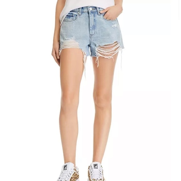 BLANKNyc hi rise raw hem jean shorts size 31 - Picture 1 of 8